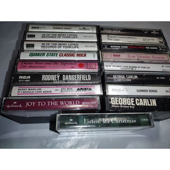 Lot of 17 Various Cassette Tapes Holiday Stand Up Comedy Easy Listening - Picture 4 of 6